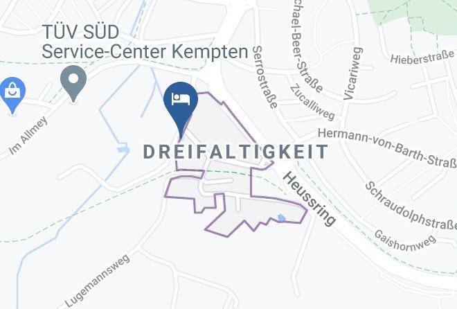 Kempten Allgau - Hotel Restaurant Waldhorn Maps