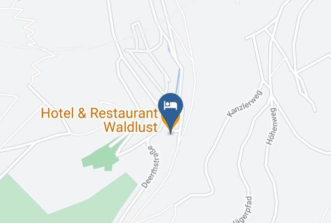 Hotel & Restaurant Waldlust Map