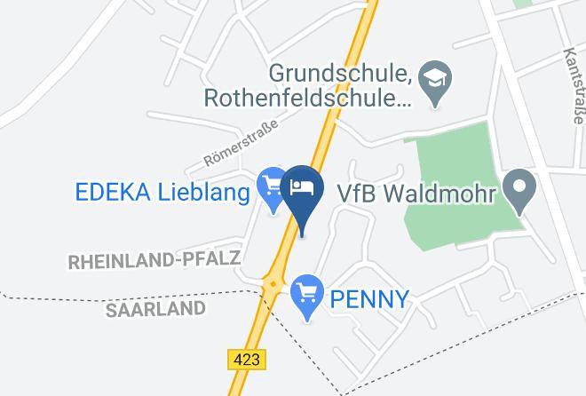 Kusel - Hotel Restaurant Waldmohrer Hof Maps