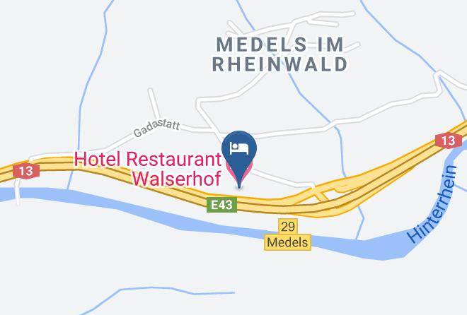 Viamala Region - Hotel Restaurant Walserhof Maps