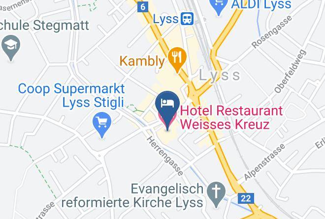Seeland - Hotel Restaurant Weisses Kreuz Maps
