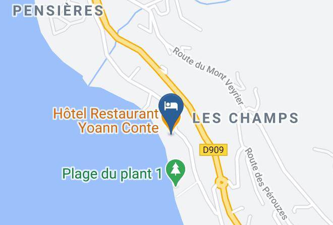 Haute Savoie - Hotel Restaurant Yoann Conte Maps