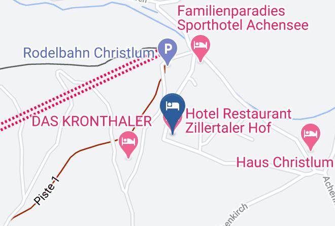 Schwaz - Hotel Restaurant Zillertaler Hof Maps