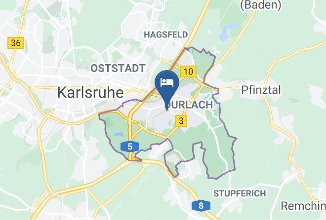 Karlsruhe - Hotel & Restaurant Zum Auerhof Maps