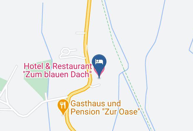 Hotel & Restaurant Zum Blauen Dach Map