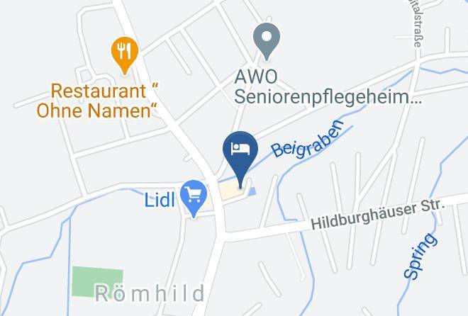 Hildburghausen - Hotel & Restaurant Zum Hirsche K Maps