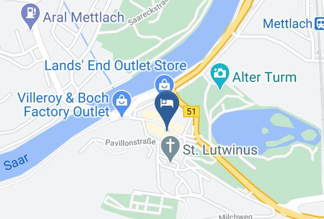 Merzig Wadern - Hotel Restaurant Zum Schwan Maps