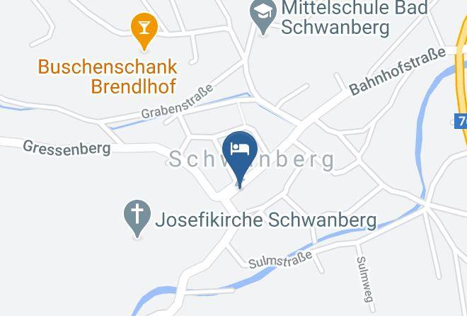 Deutschlandsberg - Hotel Restaurant Zum Schwan Maps