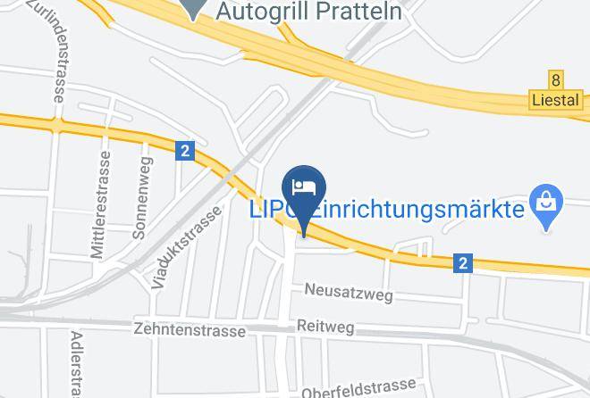 Liestal - Hotel Restaurant Zur Krummen Eich Maps