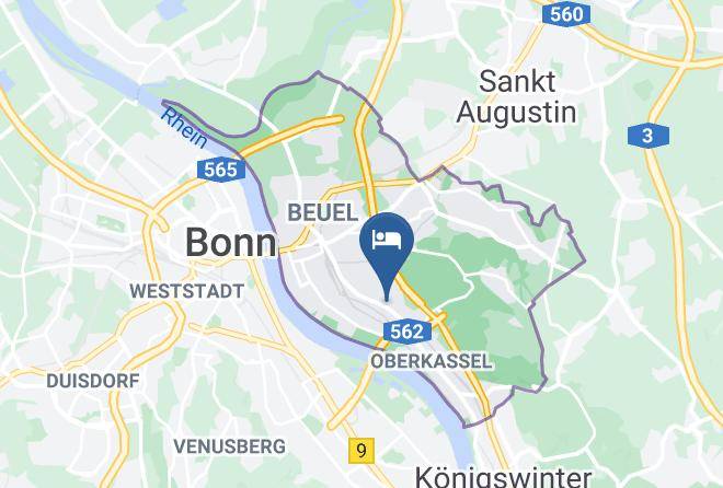 Bonn - Hotel Restaurant Zur Post Maps