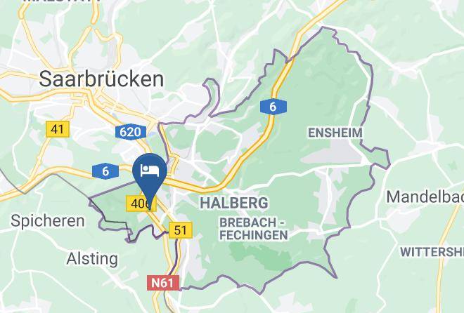 Saarbrucken - Hotel Restaurant Zur Schonbach Maps