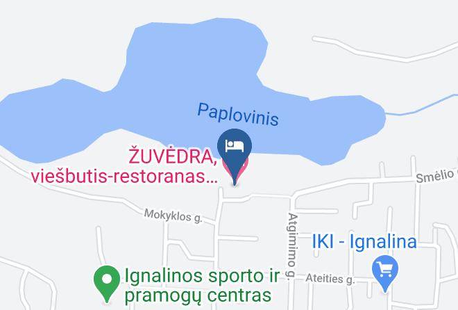 Ignalina District Municipality - Hotel Restaurant Zuvedra Maps