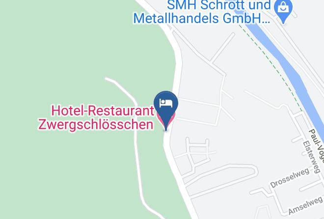 Gera - Hotel Restaurant Zwergschlosschen Maps