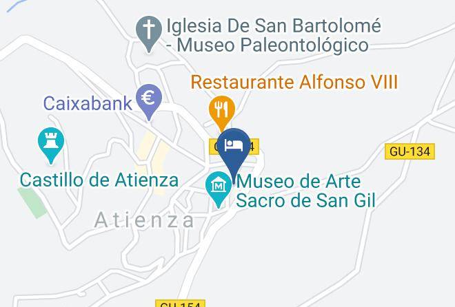 Guadalajara - Hotel Restaurante Antiguo Palacio De Atienza Maps