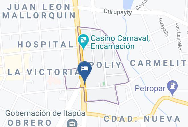 Encarnacion - Hotel & Restaurante Arthur Maps