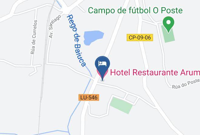 Lugo - Hotel Restaurante Arume Maps