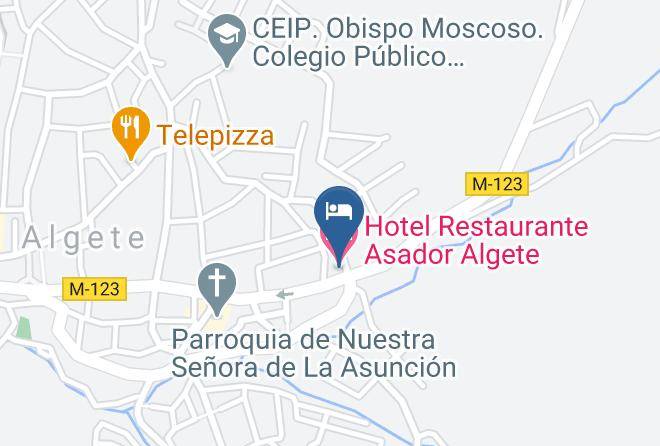 Madrid - Hotel Restaurante Asador Algete Maps