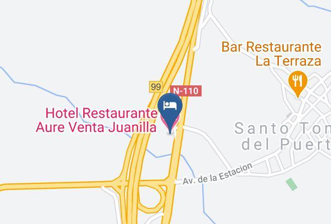 Segovia - Hotel Restaurante Aure Venta Juanilla Maps