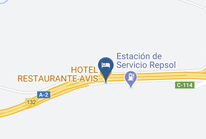 Guadalajara - Hotel Restaurante Avis Maps