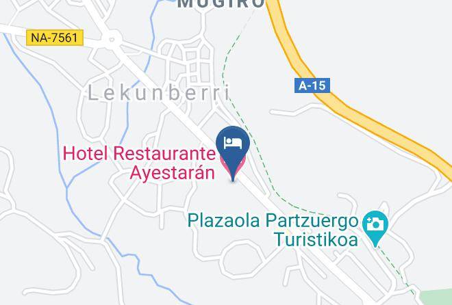 Navarra - Hotel Restaurante Ayestaran Maps