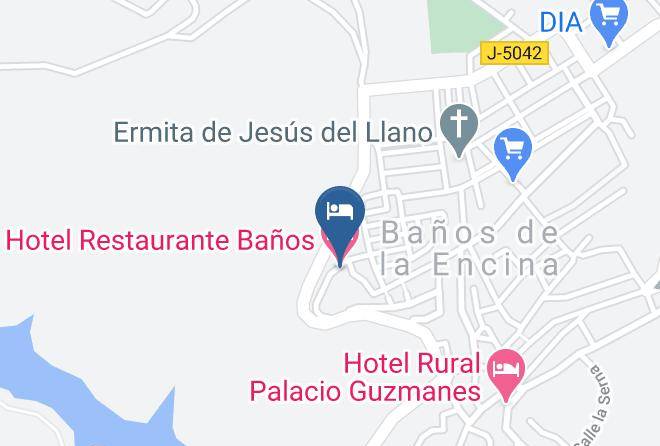 Jaen - Hotel Restaurante Banos Maps