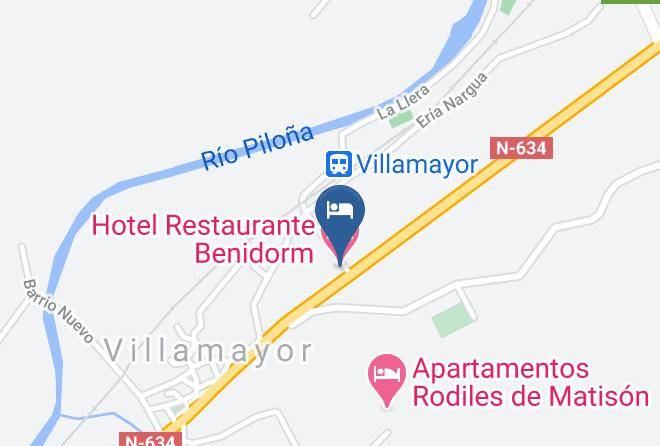 Asturias - Hotel Restaurante Benidorm Maps