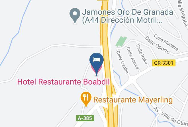 Granada - Hotel Restaurante Boabdil Maps