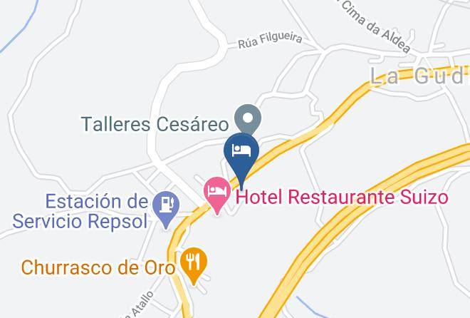 Ourense - Hotel Restaurante Bruma Maps