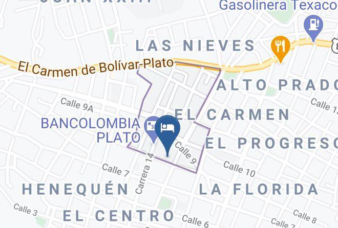 Plato - Hotel Restaurante Calaos Maps
