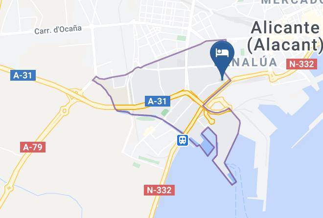 Alicante - Hotel Restaurante Campanile Alicante Maps