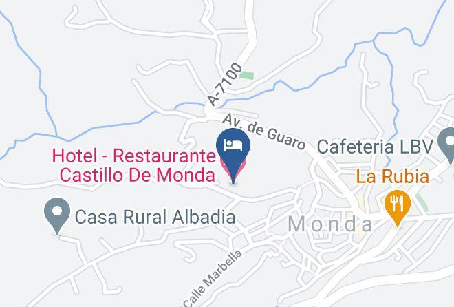 Malaga - Hotel Restaurante Castillo De Monda Maps