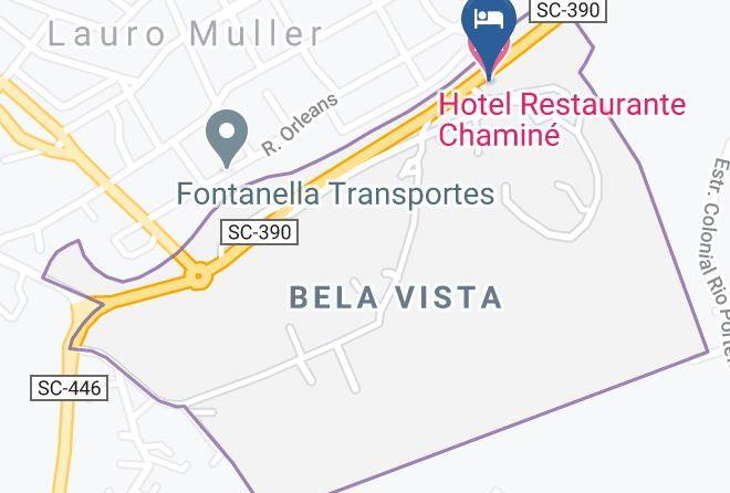 Lauro Muller - Hotel Restaurante Chamine Maps