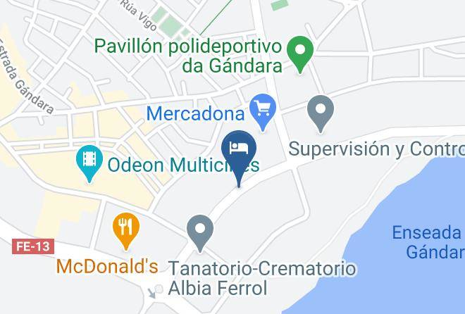 Auna - Hotel Restaurante Chips Maps