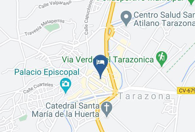 Zaragoza - Hotel Restaurante Condes De Visconti Maps