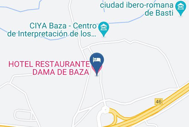Granada - Hotel Restaurante Dama De Baza Maps