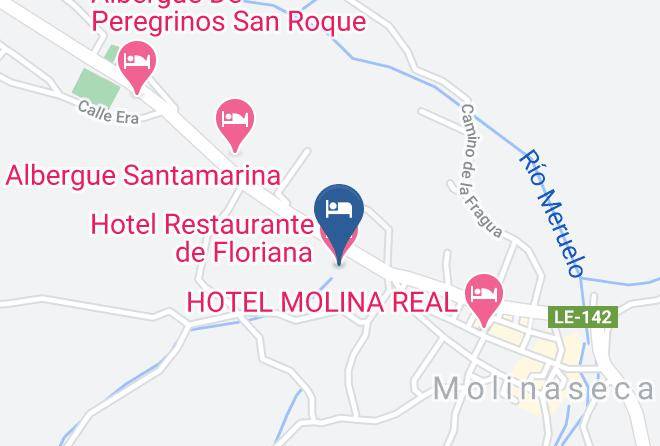 Leon - Hotel Restaurante De Floriana Maps