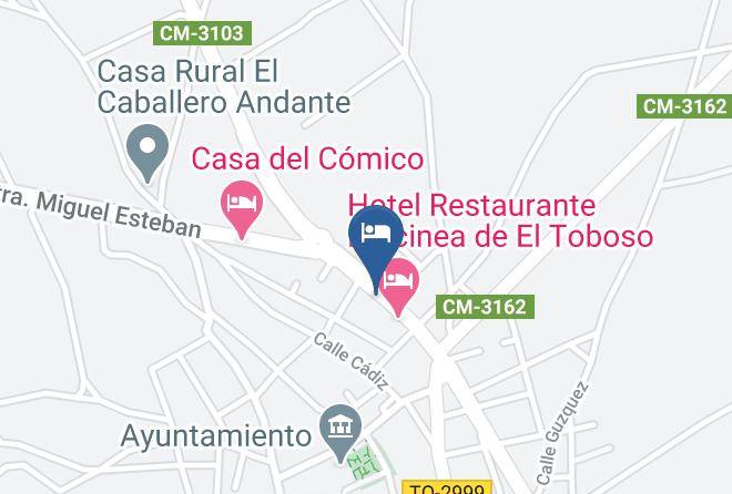 Toledo - Hotel Restaurante Dulcinea De El Toboso Maps