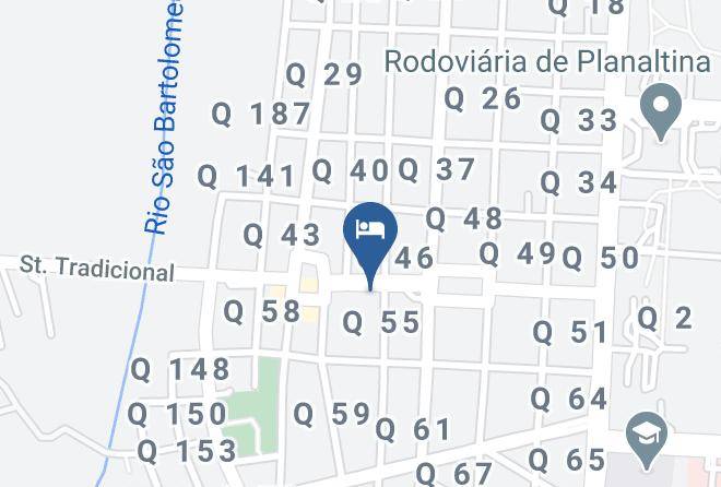 Brasilia - Hotel Restaurante E Churrascaria Paulu's Maps