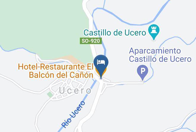 Hotel Restaurante El Balcon Del Canon Map