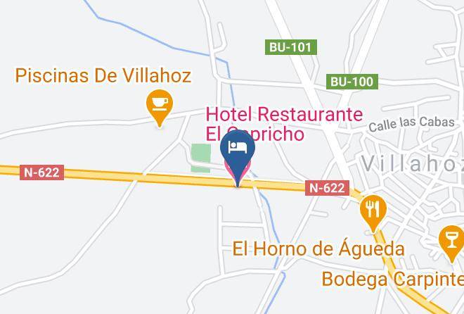 Burgos - Hotel Restaurante El Capricho Maps