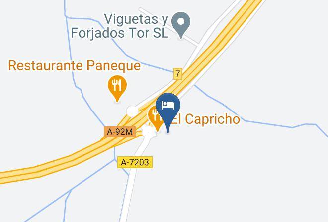 Malaga - Hotel Restaurante El Capricho Maps