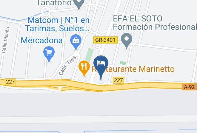 Granada - Hotel Restaurante El Cruce Maps