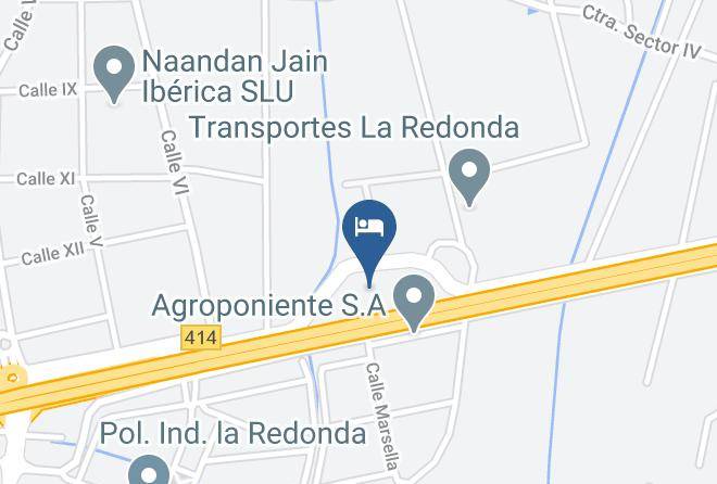 Almeria - Hotel Restaurante El Eden Maps