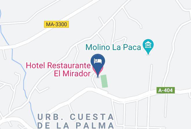 Malaga - Hotel Restaurante El Mirador Maps