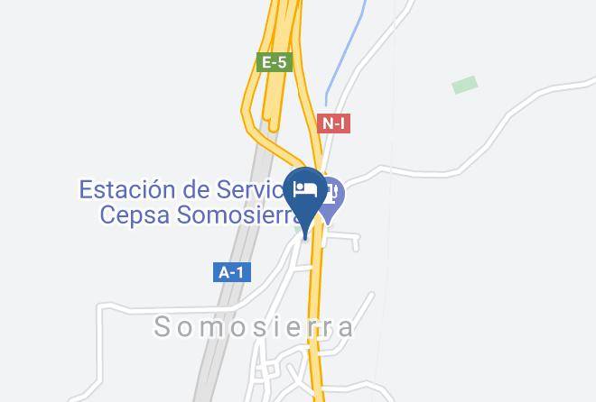 Madrid - Hotel Restaurante El Puerto De Somosierra Maps