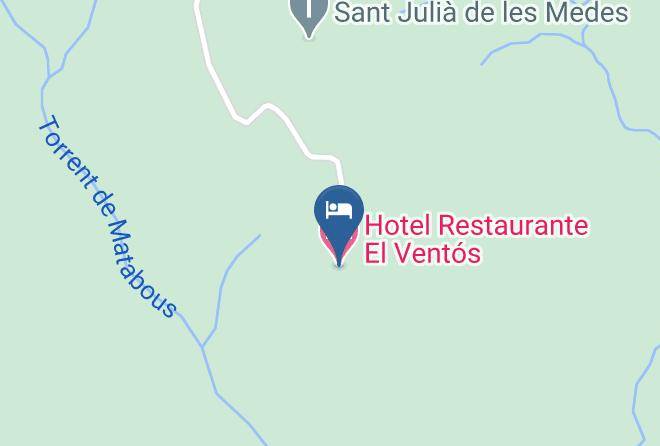 Hotel Restaurante El Ventos Map