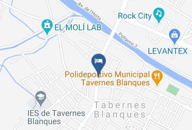 Hotel Restaurante Estela Valencia Map