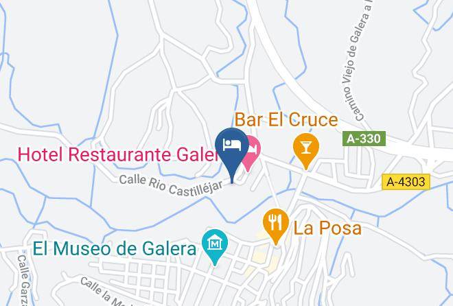 Granada - Hotel Restaurante Galera Maps