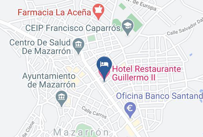 Murcia - Hotel Restaurante Guillermo Ii Maps