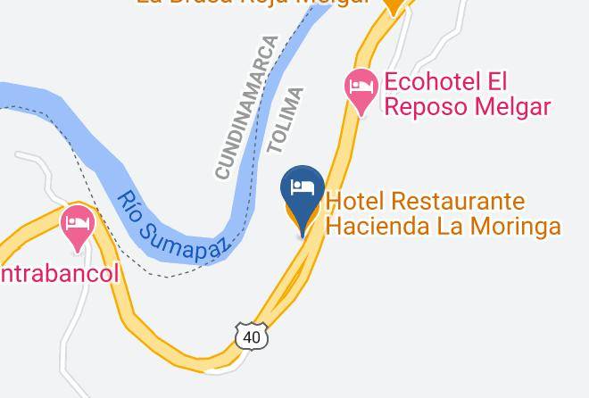 Hotel Restaurante Hacienda La Moringa Map